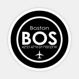 BOS, Boston Logan Airport, USA Magnet